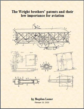 The Wright brothers’ patents and their low importance for aviation", by Bogdan Lazar